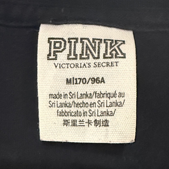 Victoria's Secret Pink Black Crop Top - Picture 3 of 4